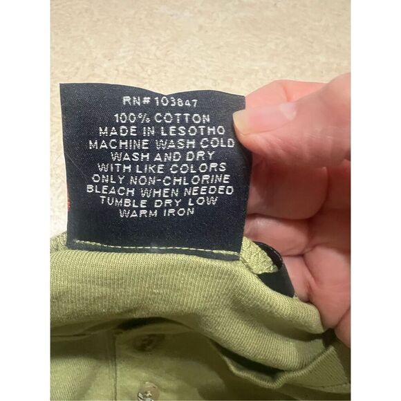 North Creek Traders Men’s Henely Knit Sz L Moss Green NWT - Picture 4 of 7